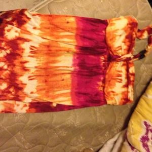Tie die dress