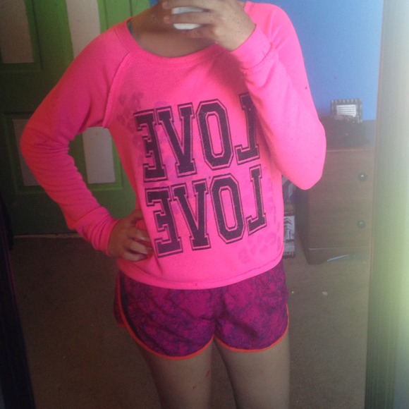 pink long sleeve