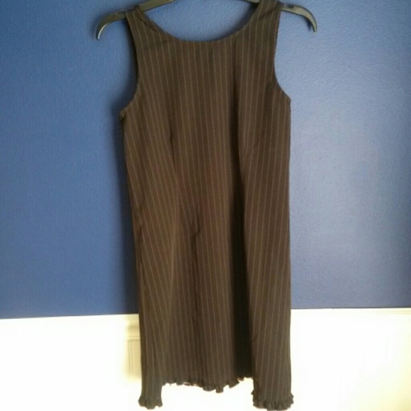 Black with pink striped dress