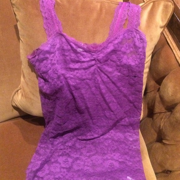 Nordstrom Lace Purple Cami Tank