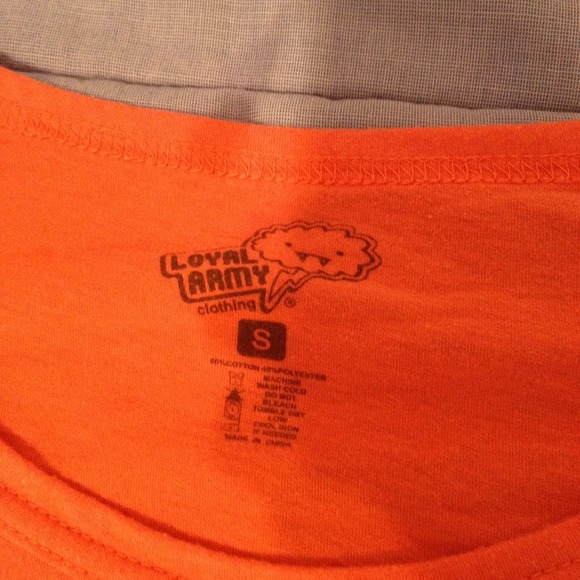 Orange heart leopard crop top - Picture 4 of 4