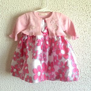 Adorable pink dress. 6 months