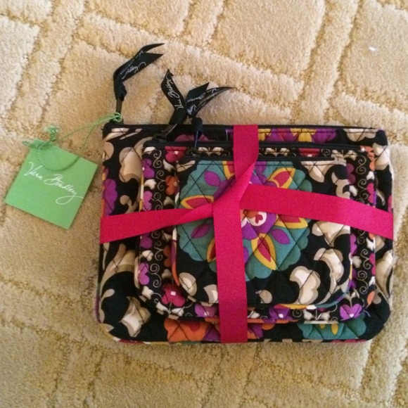 Vera Bradley Travel pouch set