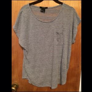 Gray loose top