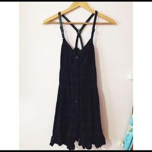 Vintage Grunge Plaid Dress