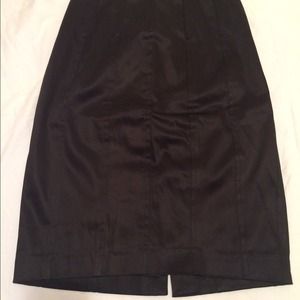 Arden B Satin Pencil Skirt