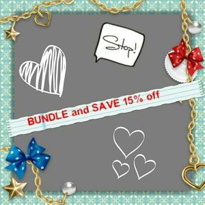 BUNDLE and SAVE 15% off final purchase.