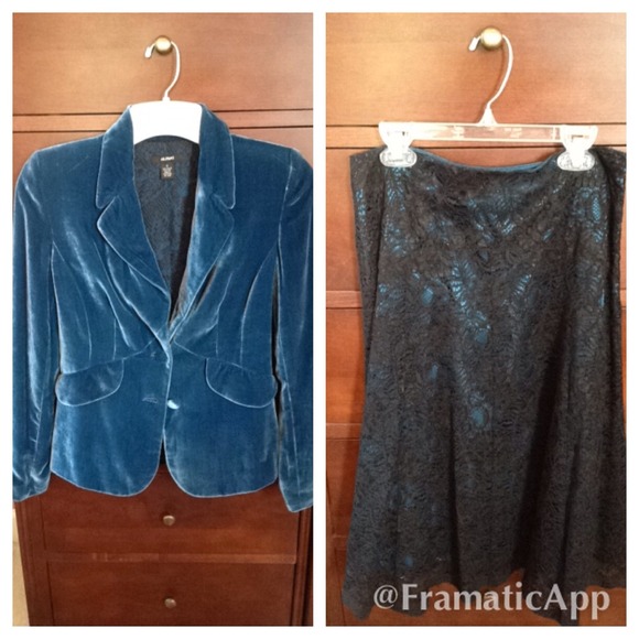 Alfani velvet jacket.