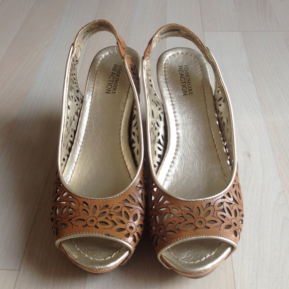 Kenneth Cole Open Toe Wedges