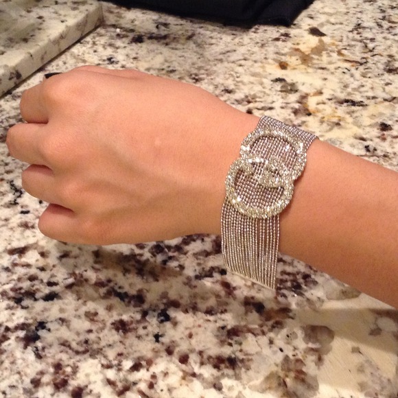 Swarovski Crystal Silver Tone Bracelet - Picture 3 of 3