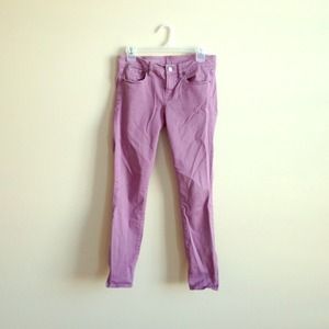 J. crew garment-dyed ankle toothpick denim