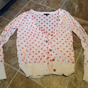 Poka Dot Cardigan!