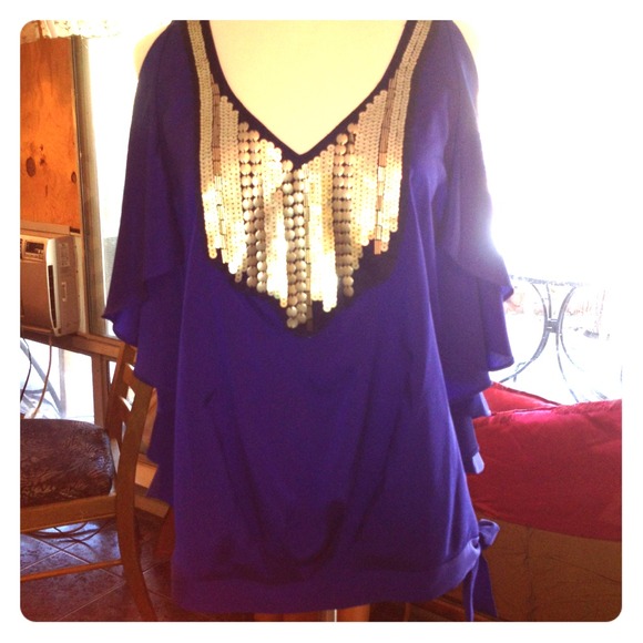 Verve violet top by Allen B. from JCP