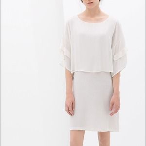 Zara Cream Tiered Dress