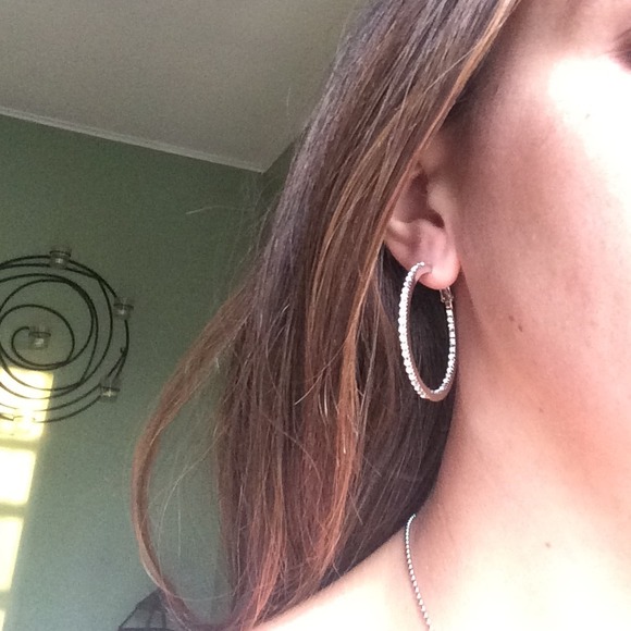 Studded Hoop Earrings