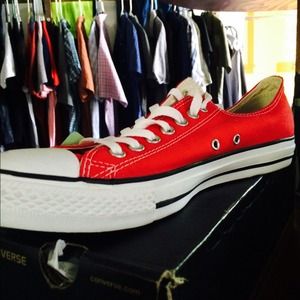 Brand new red Converse