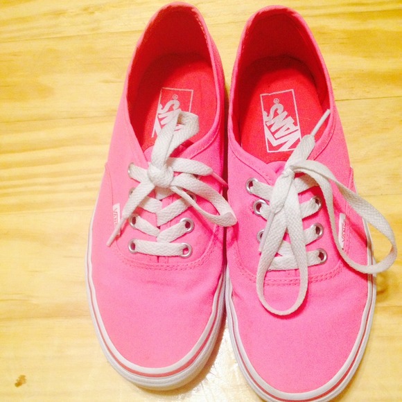 Bright Pink Vans