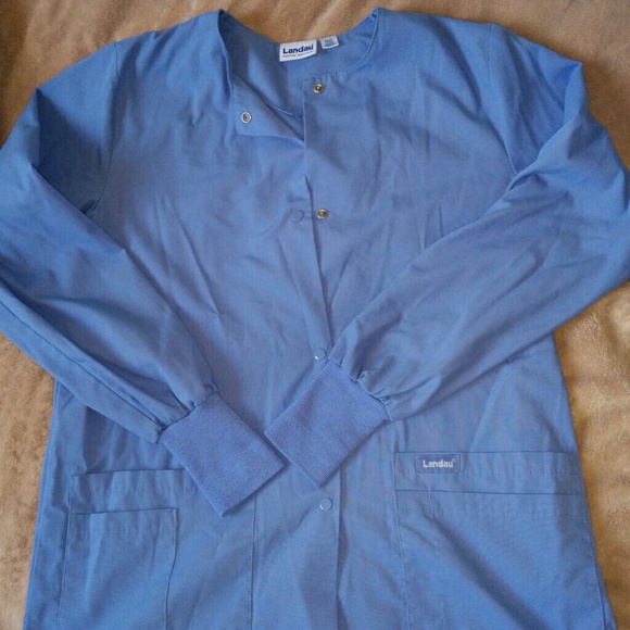 Scrub jacket button up by Landau