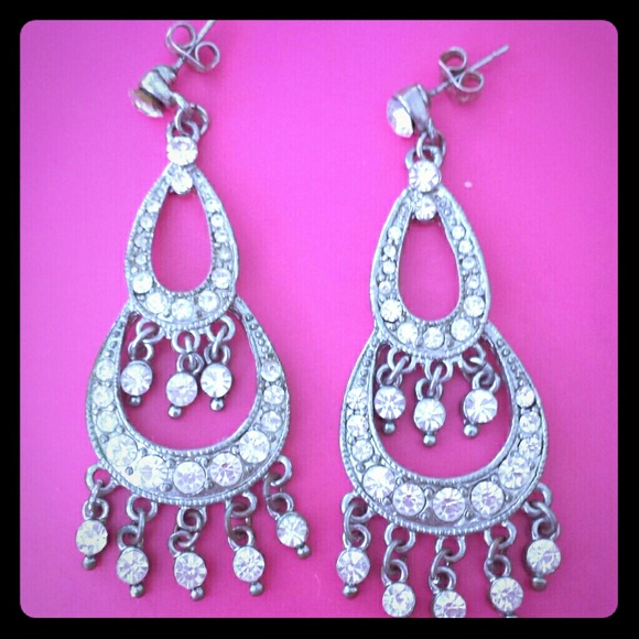 Crystal chandelier earrings
