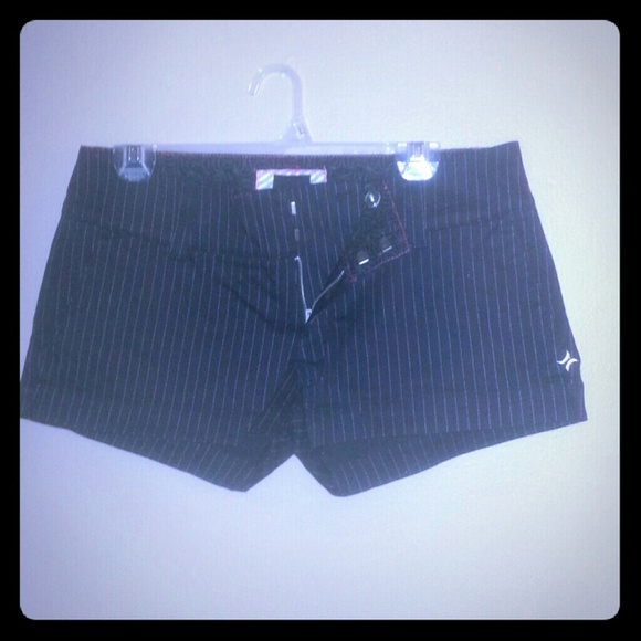 Pinstripe Hurley size 9 juniors shorts