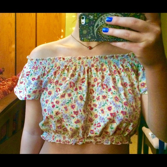 Urban outfitters floral crop top - Picture 4 of 4