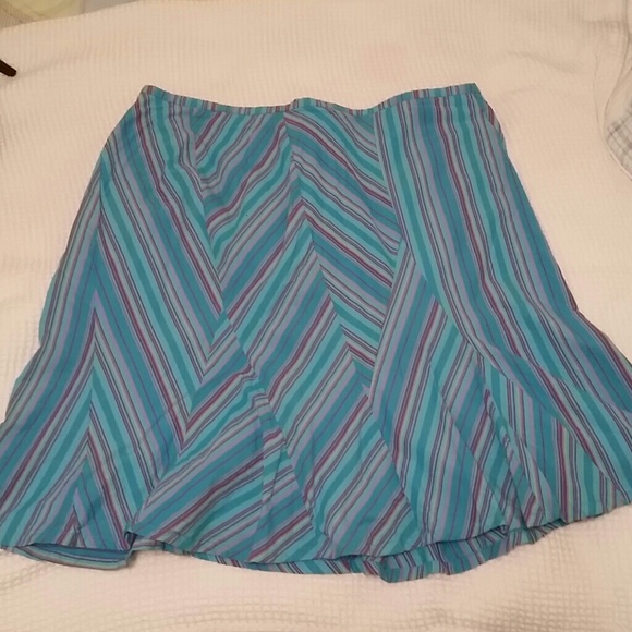 Trendy chevron skirt lane bryant sz 20