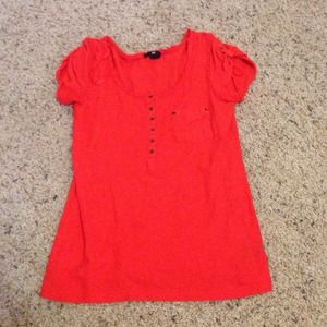 Orange basic shirt