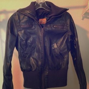Faux Leather Jacket