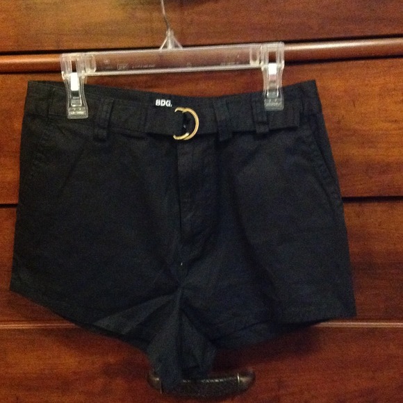high waisted black shorts