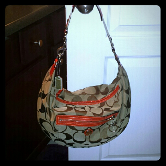 Coach signature purse