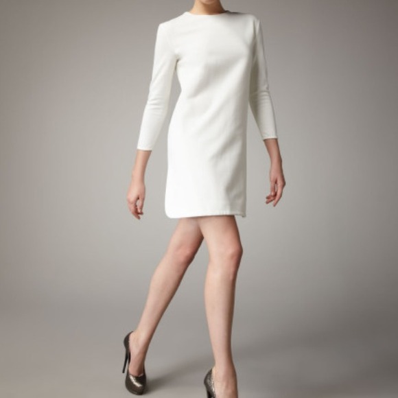 NWOT loose 60's mod cream dress