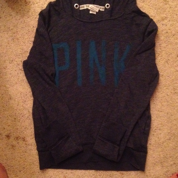 PINK brand navy blue hoodie!