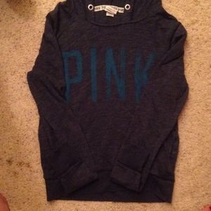 PINK brand navy blue hoodie!