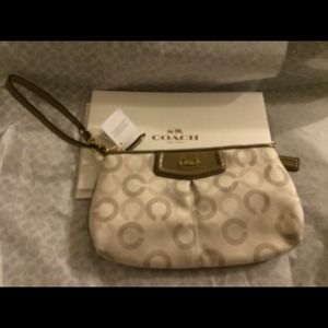 Coach Ashley Dotted Large Wristlet F48053