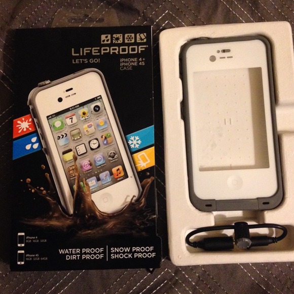 Lifeproof Case for IPhone 4/4s white/grey