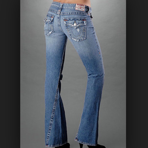True Religion women's size 26 "Joey" flare jeans