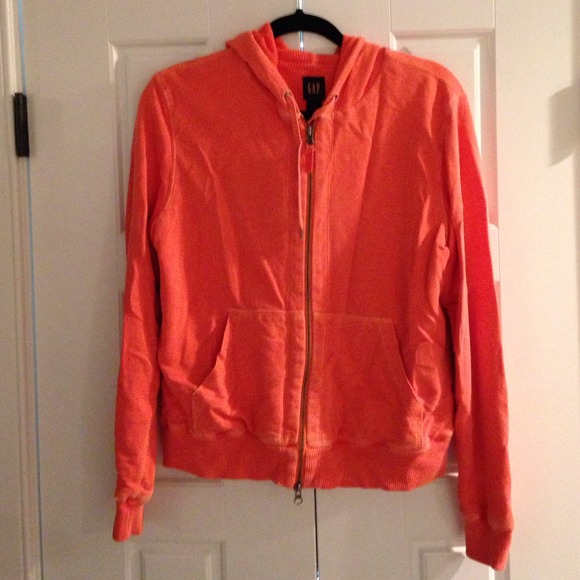 Gap Orange Zip up Jacket