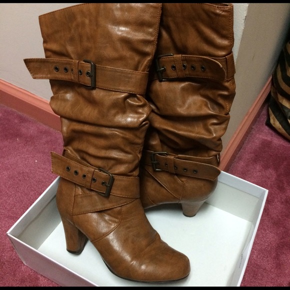 DSW Madden Girl Tan Brown Boots-reserved