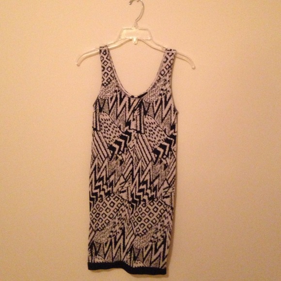 Guess body-con abstract print knit dress - Picture 1 of 4