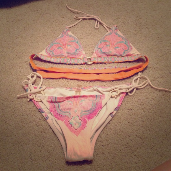 Victoria Secret paisley swim suit