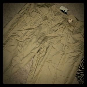 SALE!!!!  Khaki wide leg linen new pants.