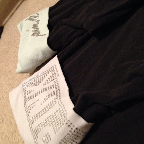 Victoria Secret blue and white Yoga pants bundle