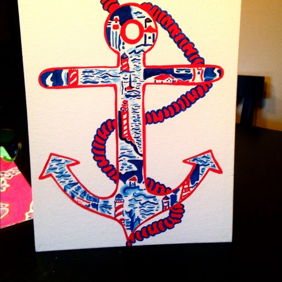 preppy anchor painting