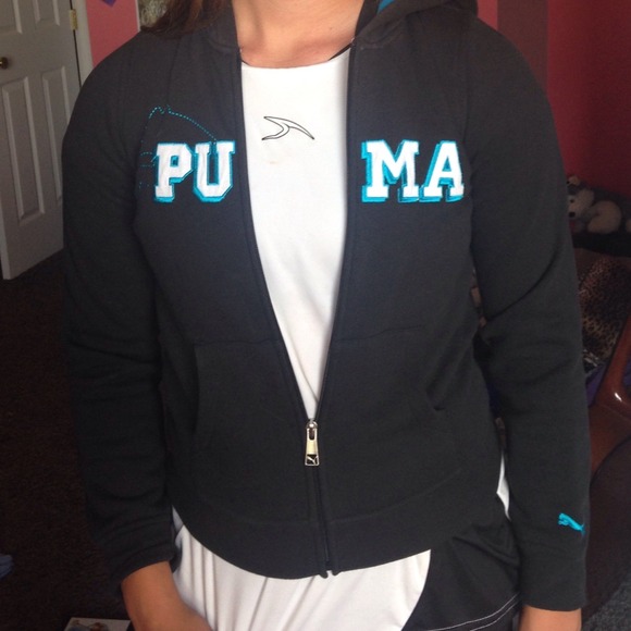 Puma zip up sweatshirt!