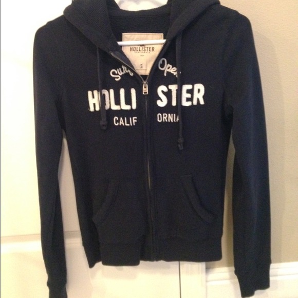 navy hollister jacket...