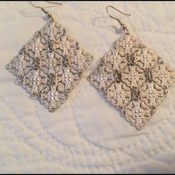 Pretty silver earrings