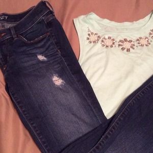 Size 2p loft skinny Jeans