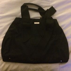 Kate Spade black satin hand bag -- REDUCED!!