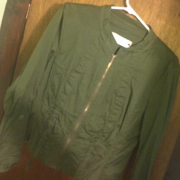 Olive colored jacket