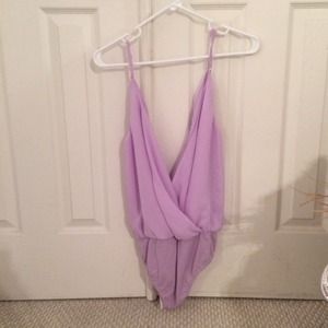 Purple bodysuit from Tobi.New w/ tags, never worn